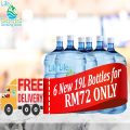 6 New 19 liter RO Drinking Water Bottles
