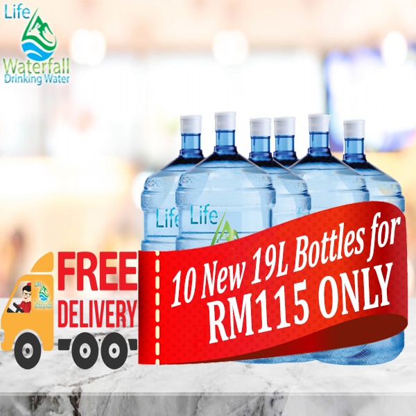 19 liter RO Drinking Water Bottle Life Waterfall