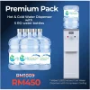 Premium Pack Hot & Cold Water Dispenser with 5×19L RO bottles – RM450 promotion by Life Waterfall